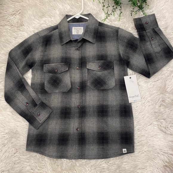 NWT Boys Sovereign Code Plaid Shirt - Picture 1 of 4